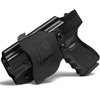 Rounded by Concealment Express OWB Paddle KYDEX Holster fits FNS 509 Compact | Left | Black