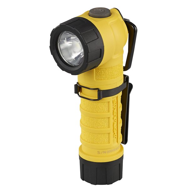 Streamlight 88836 PolyTac 90X USB 500-Lumen Multi-Fuel Rechargeable Right-Angle Flashlight, SL-B26 Battery Pack & USB Cord, Yellow, Box