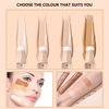 Air Cushion Foundation Beauty Wand Kit,Matte Concealer Foundation Liquid Cream,Cover Face Pores Spots Silky Moisturizing Breathable Foundation Stick,Long-lasting Waterproof Natural Face Makeup for Women -03Natural