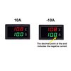 bayite Volt Amp Meter, DC 5-100V 100A Waterproof Dual Display Current Voltage Meter, Digital Mini Ammeter Voltmeter Gauge with Hall Effect Sensor Current Transformer