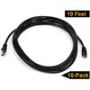 iMBAPrice 3' Cat5e Network Ethernet Patch Cable, 10 Pack, Black (IMBA-CAT5-03BK-10PK)