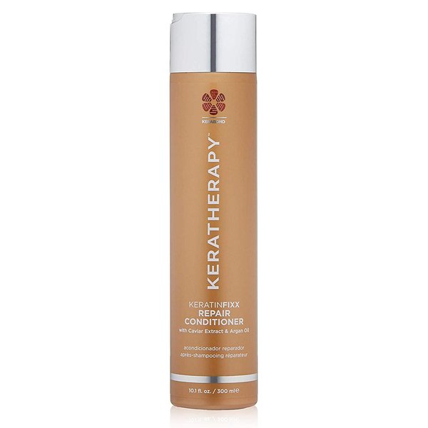 KERATHERAPY Keratin Infusion Repair Conditioner, 10.1 fl. oz., 300 ml - Repairs Dry, Damaged or Frizzy Hair with Caviar Extract, Argan Oil & Kerabond