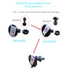 Dash Cam Suction Cup Mount for Oldshark Amuoc Jeemak Chortau Screw-Connect Dashcam, Clip on Car dvr Holder, Strong Suction Power, Easy to Install Use, Easy to Remove, Heat Resistant, 2 Pcs