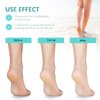 Glass Foot File Callus Remover - Foot Scrubber and Heel Scraper for Dead Skin Removal, Foot Buffer Pedicure Tool, Perfect for Men and Women, Get Soft, Smooth Foot (Blue)