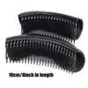 Ericotry 3 Pieces Hair Bun Invisible False Hair Clip Bump It Up Volume Hair Base Fluffy Princess Styling Increased Hair Pad Styling Insert Tool Increased Hair Pad Hair Accessories (Dark Brown)