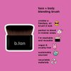 b.tan Face & Body Blending Brush | Air Brush'd - Self Tanning Brush Applicator for a Flawless, Streak-Free Application, Kabuki Brush for Self Tanner, Makeup, Foundation, & Contour