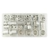 580 Pieces Automotive Crush Washer Oil Drain Plug Gasket,18 Sizes Aluminum Automotive Engine Oil Pan Drain Plug Gasket Assortment Kit M6 M8 M10 M12 M14 M16 M18 M20 M22 M24 (580)