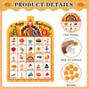 PETCEE Thanksgiving Bingo Game Adults 26 Players Thanksgiving Bingo Cards Fall Autumn Bingo Game Thanksgiving Party Games Bingo Prizes for School Classroom Family Party Activities