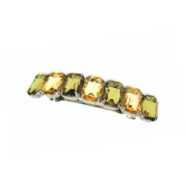 Linpeng Beaded Hair Barrettes for Women, Handmade Acrylic Jewel Gems French Hair Clip Accessories, Gift for Her, 1 pc