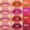 BINGBRUSH 4Pcs Bright Vivid Color Lip Tint Pencil, Moisturizing,Long-wear,Non-sticky,Lightweight Lip Stains Liquid Lipstick Rouge Lip Gloss Girls Women Gift Set