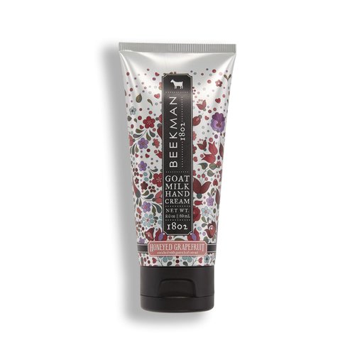 Beekman 1802 Pure Goat Milk Hand Cream, Honeyed Grapefruit - Scented - 2 oz - Moisturizing Lotion for Dry Skin - Anti-Aging Hydration - Good for Sensitive Skin - Cruelty Free
