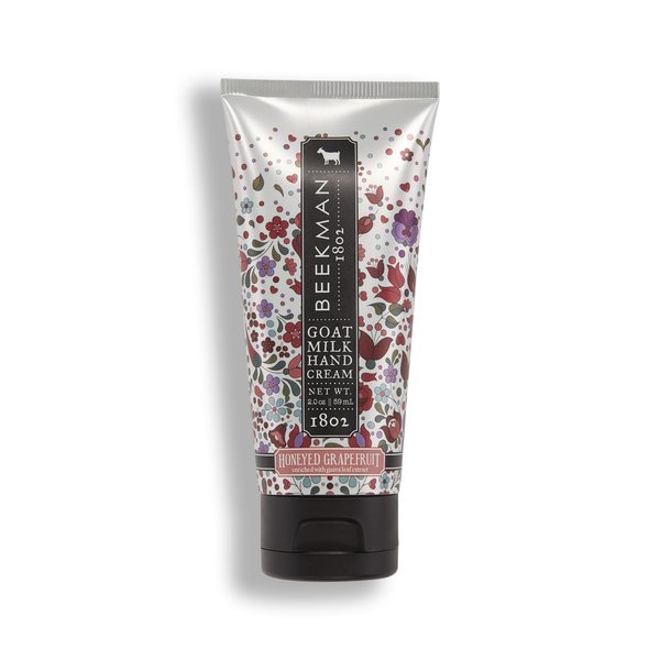 Beekman 1802 Pure Goat Milk Hand Cream, Honeyed Grapefruit - Scented - 2 oz - Moisturizing Lotion for Dry Skin - Anti-Aging Hydration - Good for Sensitive Skin - Cruelty Free