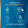 Vaseline Lotion for Dry Skin - Men Extra Strength Lotion, Fast-Absorbing Body Lotion Jelly and Ultra-Hydrating Lipids, 3-in-1 Body, Face, & Hands, 10 Oz Ea (Pack of 2)