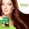 Neeta Hair Henna Powder Enriched With Natural Herbs, Ammonia Free Henna Hair Dye - Natural Brown - 4.41Oz