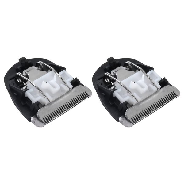 2024 Upgrade 2-Pack Black Clipper Replacement Blade, Snap-On Replacement Trimmer Blade for Wahl Peanut Hair Clipper #2068-300