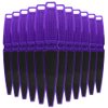 ForPro Professional Collection Pedicure Paddle Foot File, Disposable Foot Files for Heels, 120/180 Grit, Purple, 10” L, Pack of 12