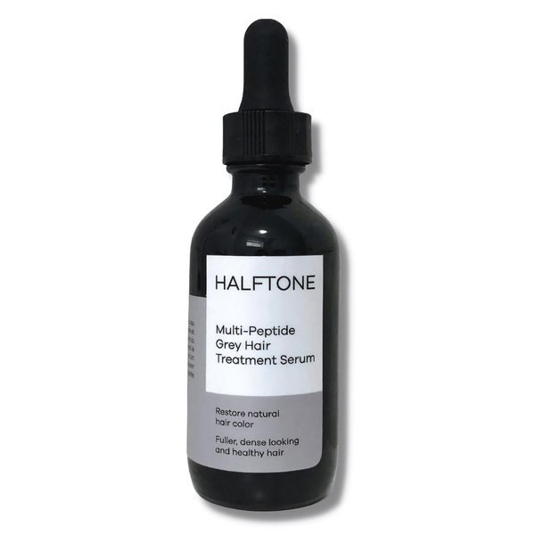 Multi-Peptide Grey Hair Treatment Serum - Advanced Hair Growth & Anti-Grey Serum For Thicker Healthier Youthful Look, With Peptide Complexes, Caffeine, Vitamin B5, Hyaluronic Acid, Antioxidants, 60 ml