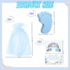 30 Sets Baby Shower Favors Refreshing Foot Soap Perfect Baby Shower Favors for Guests, Gifts, and Prizes with Organza Bags Thanks Cards (Blue)