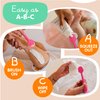 Bumco Diaper Cream Spatula - BPA-Free Butt Paste Diaper Cream Applicator, Soft & Flexible Diaper Rash Cream Applicator, Butt Spatula Baby, Mom-Invented Diaper Bag Essentials (Pink)
