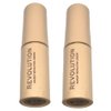 Pack of 2 Makeup Revolution Beauty Fast Base Stick Foundation, F12