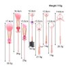 CuteBrush Sailormoon Makeup Brush Set w/Pouch - Rose Gold Cosmetic Brushes With Sailormoon Gems(MJ-155)