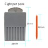 Starkey Hear Clear Hearing aid Wax Guards Filters Cerumen Stop Wax Traps with Hearing Aids Cleaning Kit Vent Brush and Carry Case – 4Packs/32Filters