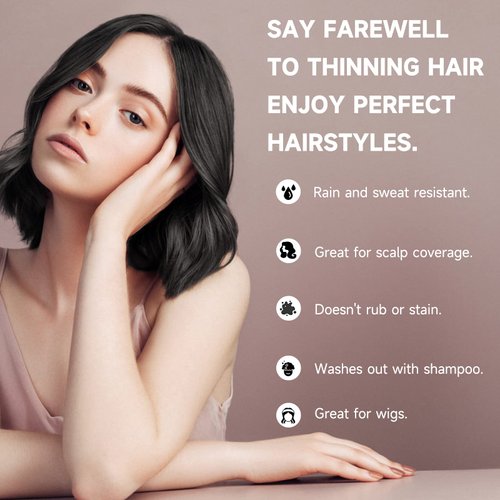 Mifeloy Root Touch Up Powder, Instantly Gray Hair Cover Up, Women Color Root Coverage Shadow Powder for Thinning Grey Hairline, Men Roots Concealer for Hair Loss Beard Line Eyebrow, Medium Blonde