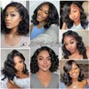 Afribye 13x6 Lace Front Wigs Human Hair Lace Frontal Wigs For Women Glueless Pre Plucked with Baby Hair