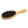 Ecowood - Bamboo Hair Brush with Natural Soft Bristles and Rounded Tip – Elevate Your Hair Care Routine!