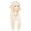 Dai Cloud Blonde Wig with Bangs Long Curly Wigs for Women Natural fluffy Synthetic Fibre Hair Cosplay Party Anime Costume Wig