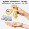 Rednow Gold Foil Peel-Off Mask,Gold Peel Off Face Mask Anti-Wrinkle,98.4% Golden Peel Off Mask,Anti-Aging Gold Face Mask for Moisturizing,Removes Blackheads,Reduces Fine Lines,Cleans Pores(2PCS)