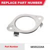 Exhaust Pipe Gasket Compatible with 2019-2023 Dodge RAM 1500 Replaces# 68505222AA