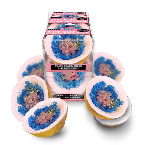Bora Bora Geode Bath Bomb, Pack of 6