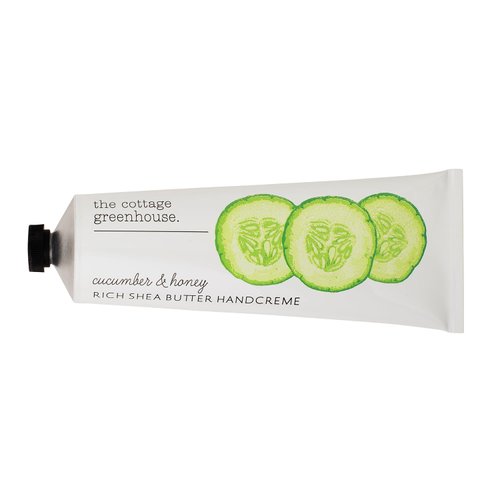 The Cottage Greenhouse Cucumber & Honey Handcreme, 4 oz. – Hand Lotion for Women, Hand Cream for Dry Cracked Hands, Moisturizing Hand Cream, Shea Butter Lotion, Paraben Free & Vegan
