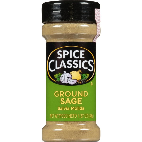 Mccormick, Spice Classics Ground Sage, Plastic Shaker, 1.37 Ounce