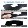 Black Dashboard Cover Dash Mat Compatible with Toyota Camry 2007 2008 2009 2010 2011Dashboard Cover Carpet