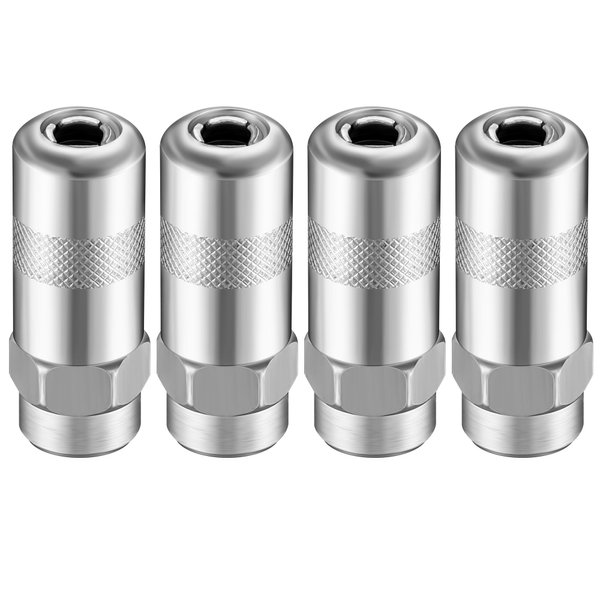 Meonum 4 PCS Grease Gun Couplers, Grease Gun Tip Replacement Grease Gun Needle Tip, 1/8 Inch Grease Gun Needle Tip, Grease Gun Fittings