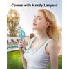 TriPole Mini Handheld Fan Battery Operated Small Personal Portable Speed Adjustable USB Rechargeable Fan Cute Design Powerful Eyelash Fan for Stylish Kids Girls Women Men Indoor Outdoor Travelling
