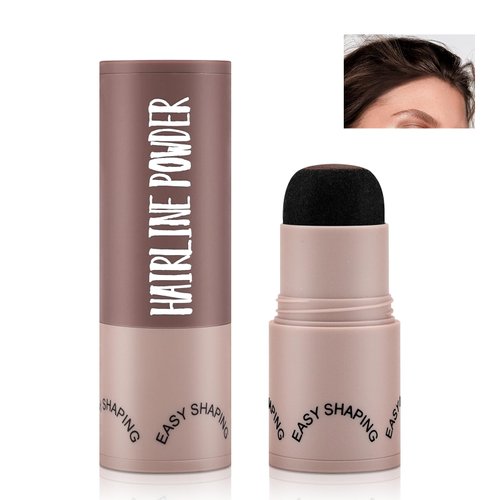 Boobeen Hair Powder Stick, Hairline Shadow Stick, Gray Hair Root Cover Up Powder, Instantly Hair Color Concealer for Women with Thinning Hair