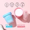 ZealSea Body Scrub & Body Butter Set: Dead Sea Salt Exfoliating Natural Body Scrub Moisturizing Brightening Body Hand Legs Foot Scrub 9.88 Oz and Coconut Shea Body Butter 7.05 Oz for Women Men