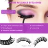 Russian Volume Strip Magnetic lashes,DD curly magnetic lashes, Magnetic eyelash with eyeliner kit, Reusable false lashes