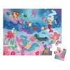 Janod 24 Piece Mermaid Floor Puzzle - Mini Suitcase Hat Box - Ages 3+ - J02683