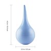 Rubber Suction Ear Syringe,60ml Hand Bulb Syringe Ear Washing Squeeze Bulb- Blue Smooth