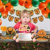 Suclain 165 Pcs Hunting Birthday Party Decorations Camo Deer Birthday Banner Hunting Tablecloths Camo Disposable Dinnerware Tableware for 16 Guests Go Hunting Camouflage Balloons Cake Cupcake Topper