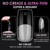 Melous Medium Square Soft Gel Nail Tips, 12 Sizes, 600 PCS, Full Cover, Matte Finish