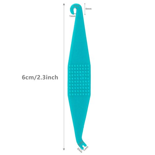 20 Pcs Dental Elastic Rubber Bands Placers for Braces, Disposable Plastic Orthodontic Elastic Placers Multi-color