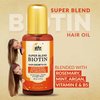 The Indie Earth Rosemary Mint & Biotin Hair Oil Formulated with Biotin, Vitamin B5, Vitamin E, Rosemary, Mint, Argan Oil & other 21+ Natural Herbs & Oils 100 ml