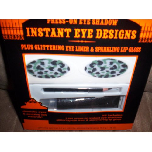 Press On Eye Shadow/Instant Eye Designs/Wild Cat Eyes/Eye Liner Lip Gloss