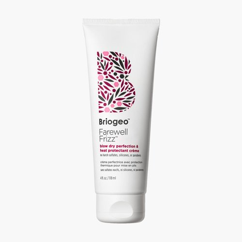 Briogeo Farewell Frizz Blow Dry Cream Heat Protectant, Anti Frizz Hair Products for Frizz Control from Hair Dryer, Coconut & Argan Oil for Hair, Hair Styling Products, Hair Moisturizer, 4 oz
