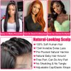 Queen Story 30 inch Lace Front Wig Human Hair Pre Plucked with Baby Hair - 13x4 Straight Lace Front Wigs Human Hair, Glueless Wigs Human Hair 180% Density Human Hair Wigs for Black Women